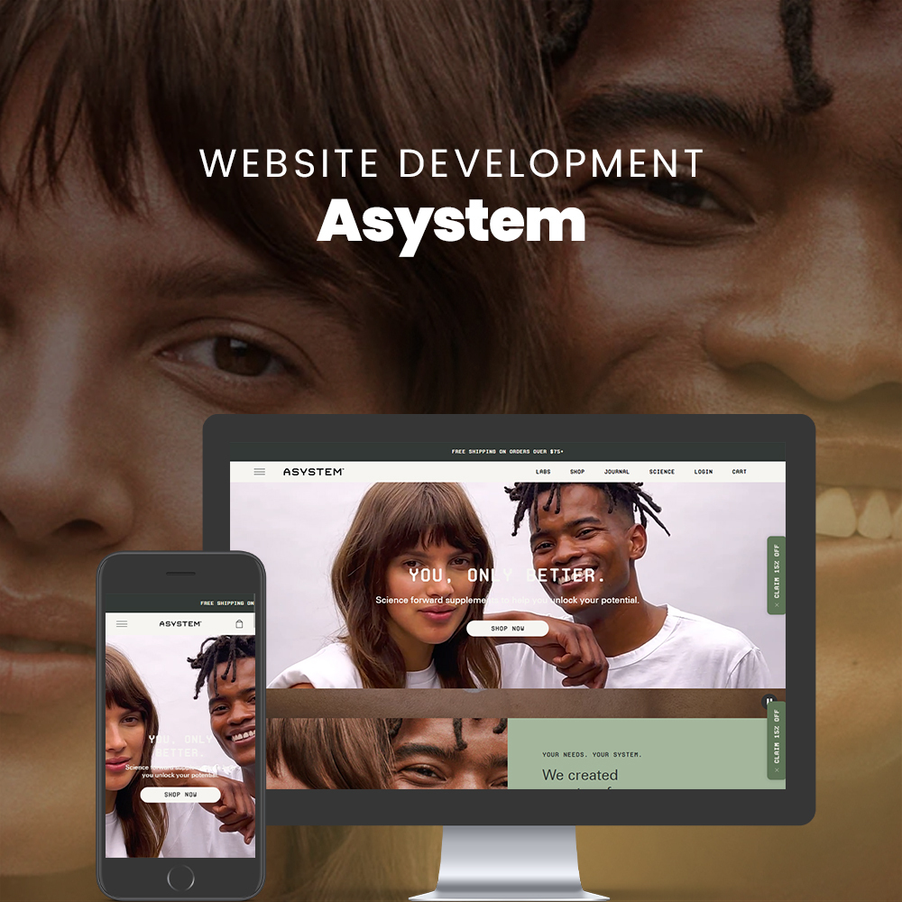 Asystem Website Development l 7Roars