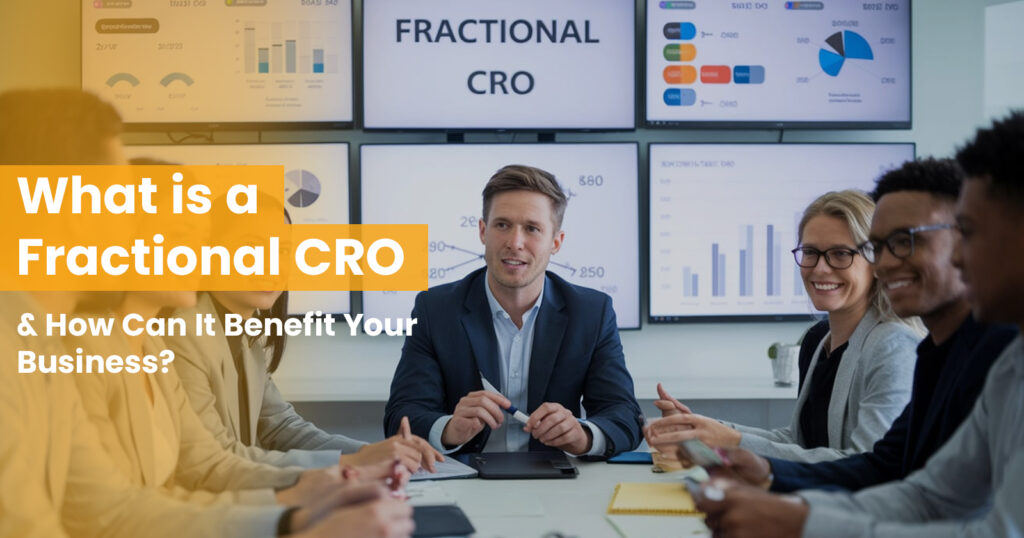 A Fractional CRO provides part-time financial leadership and expertise to businesses, enhancing financial strategy and management.